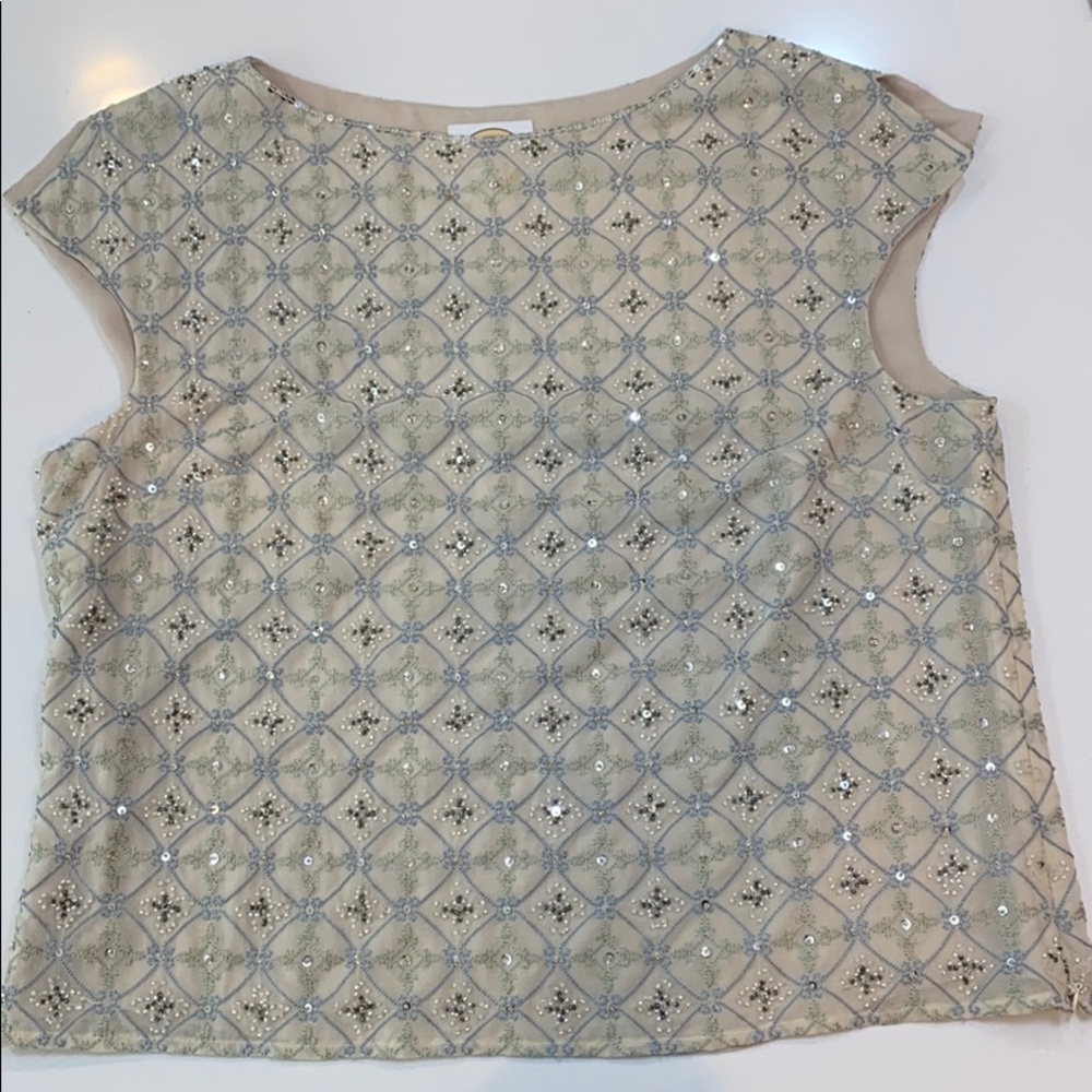 Talbots Sequined Top
